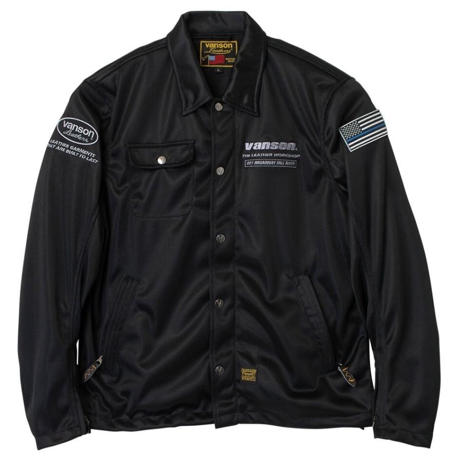 VANSON（バンソン） メッシュコーチジャケット サイズ：L メッシュ