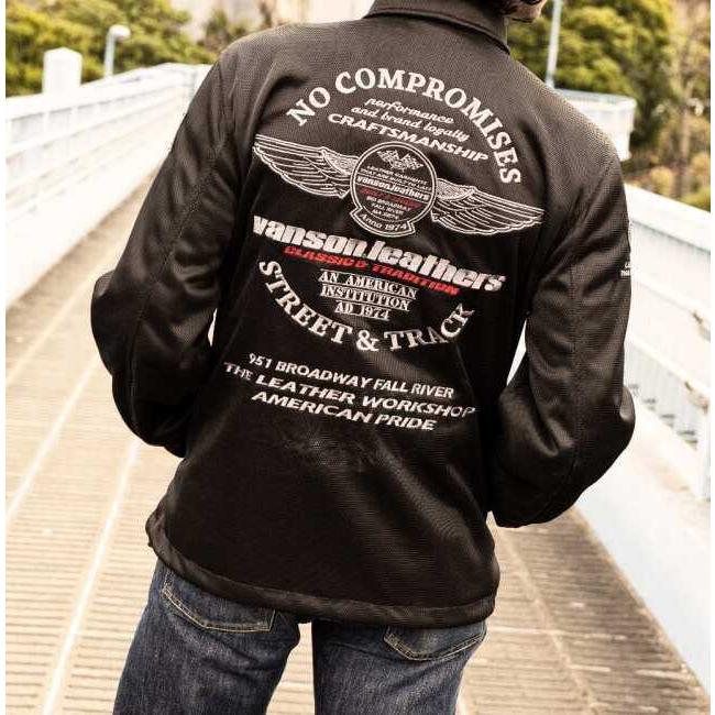 VANSON（バンソン） メッシュコーチジャケット サイズ：L メッシュ