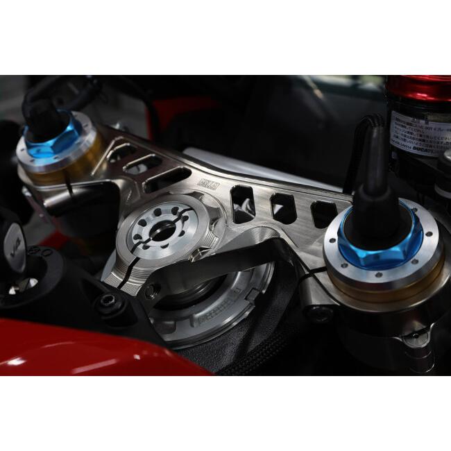 AELLA アエラ トップブリッジMotoGPデザイン (DUCATI PANIGALE V4 7G) カラー：ポリッシュ S DUCATI ドゥカティ トップブリッジ ハンドル周辺パーツ ハンドル_15