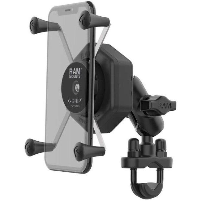 RAM MOUNTS（ラムマウント） 防振Xグリップ(M)＆U字クランプベース