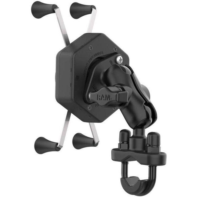 RAM MOUNTS（ラムマウント） 防振Xグリップ(M)＆U字クランプベース