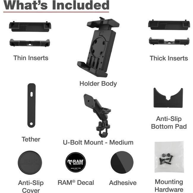 RAM MOUNTS（ラムマウント） クイックグリッププロ クレイドルホルダー