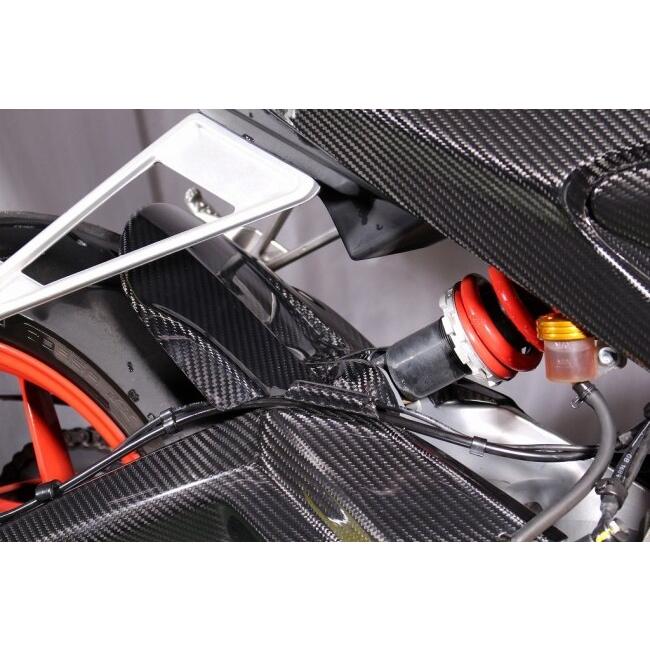 SPEEDRA スピードラ リアフェンダー ドライカーボン 仕様：フォージドカーボン艶あり RS660 APRILIA アプリリア フェンダー関連 外装の画像
