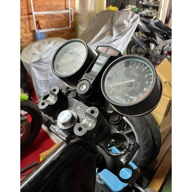 SPEED SHOP ITO スピードショップイトウ Z400FX用ステムKIT カラー：ブラック Z400FX KAWASAKI カワサキ トリプルツリー・ステム・アンダーブラケット ハンドルの画像