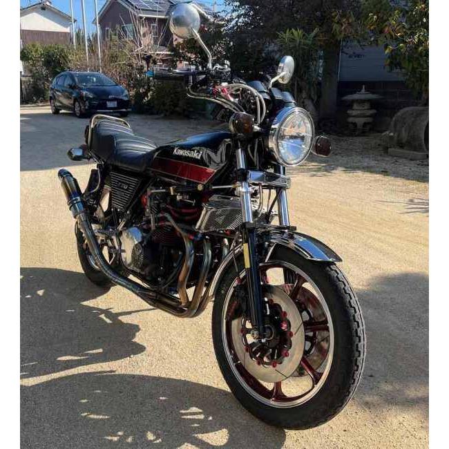 SPEED SHOP ITO スピードショップイトウ Z400FX用ステムKIT カラー：シルバー Z400FX KAWASAKI カワサキ トリプルツリー・ステム・アンダーブラケット ハンドルの画像