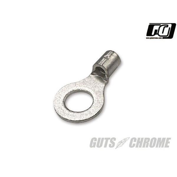 GUTS CHROME ガッツクローム 丸形圧着端子 12AWG(3.5sq)用 M6 圧着端子・ギボシ端子 スイッチ・ハーネス関係 電装系 | GUTS CHROME