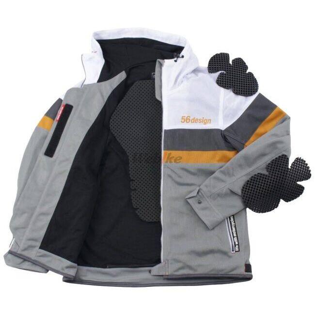 56design（56デザイン） RETRO BORDER MESH PARKA サイズ：L メッシュ