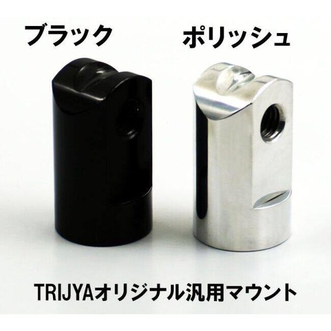 TRIJYA トライジャ ヘッドライトハウジング マウントセット カラー：ポリッシュ / マウントカラー：ブラック FXBR  HARLEY-DAVIDSON ハーレーダビッドソン | ブランド登録なし | 05