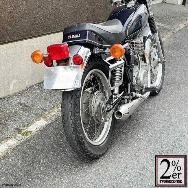 2%er（ツーパーセンター） 純正ウインカー移設ステー カラー：クローム