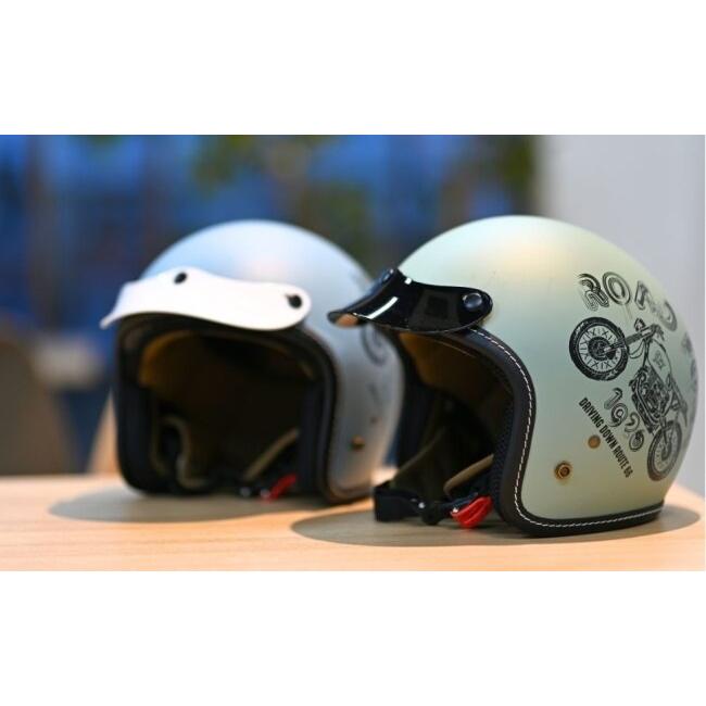 マルシン工業 マルシンコウギョウ WAVE VISOR [ウェーブバイザー] カラー：ホワイト 3点ボタン式 ヘルメットバイザー ヘルメット | ブランド登録なし | 06