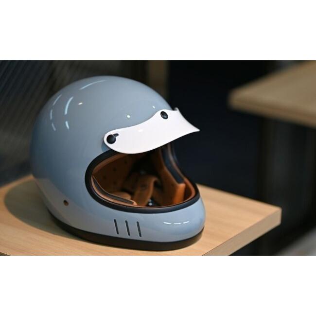 マルシン工業 マルシンコウギョウ WAVE VISOR [ウェーブバイザー] カラー：ホワイト 3点ボタン式 ヘルメットバイザー ヘルメット | ブランド登録なし | 08
