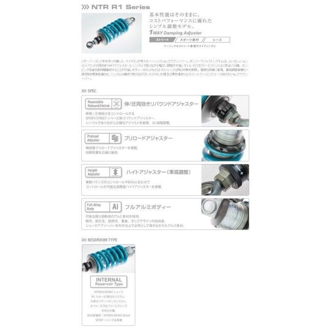 NITRON（ナイトロン） リアサスペンションモノショック NTR R1