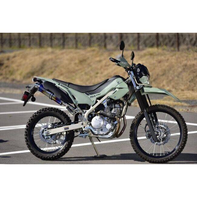 KLX125 Dトラッカー　BEAMS R-EVO チタン　中古品 BEAMS（ビームス） R-EVO スリップオンヒートチタンサイレンサー
