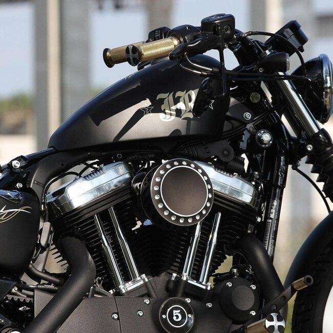 THUNDER BIKE サンダーバイク グリップセット カラー：ブラス (55-77-150) FLHXSE FLHXU FLHX FLTRXSE FLTRXSTSE FLTRX ソフテイル グリップ ハンドル_1