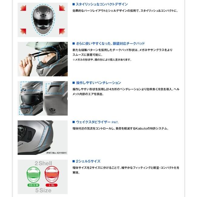 OGK KABUTO オージーケーカブト KAMUI-3 [カムイ・3 シャイニーレッド] ヘルメット【クリアランスセール】 サイズ：L フルフェイスヘルメット ヘルメット | OGK Kabuto | 07