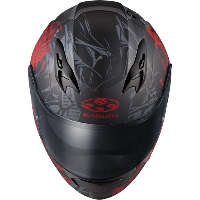 OGK KABUTO オージーケーカブト KAMUI-3 TRUTH [カムイ・3 トゥルース フラットブラックレッド] ヘルメット【クリアランスセール】 サイズ：S(55-56cm) | OGK Kabuto | 03