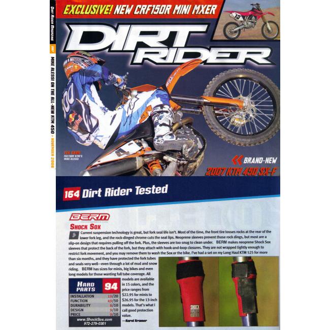 Shock Sox ショックソックス フロントショックソックス オリジナル ダート ビンテージモトクロス 正立フォーク用 フォークガード 外装 | ブランド登録なし | 11