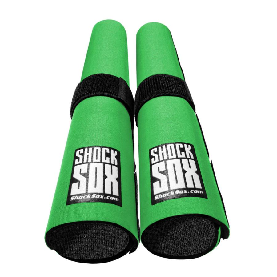 Shock Sox ショックソックス フロントショックソックス ロング 正立倒立フォーク共用 13インチ カラー：グリーン フォークガード 外装 | ブランド登録なし