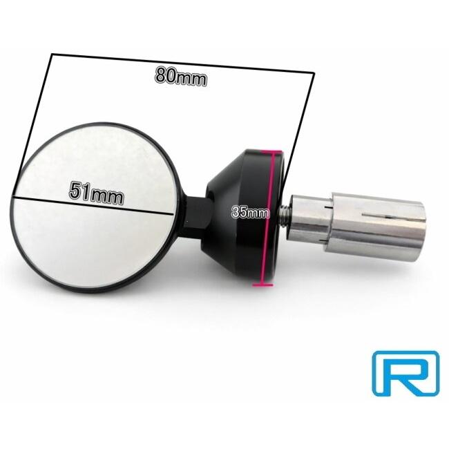 Rin Parts リンパーツ CNC コンパクト バーエンドミラー Ver2 ハンドル | Rin Parts | 03