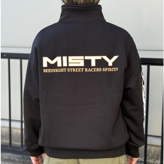 ミスティ MISTY SPIRITSハーフジップトレーナー サイズ：XL カジュアル
