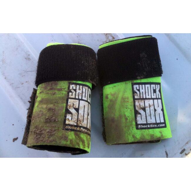 Shock Sox ショックソックス フロントショックソックス ミニ 倒立フォーク用 U4インチ カラー：ブルー フォークガード 外装 | ブランド登録なし | 08