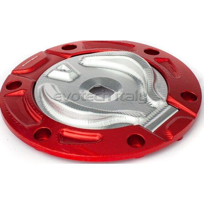 EVOTECH エボテック Key Lock Fuel Cap， Silver ガソリンタンクキャップボルト タンク関連 外装の画像
