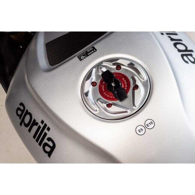 EVOTECH エボテック Rapid Fuel Cap， Red ガソリンタンクキャップボルト タンク関連 外装の画像