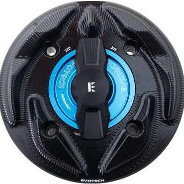 EVOTECH エボテック Rapid Fuel Cap， Blue ガソリンタンクキャップボルト タンク関連 外装の画像