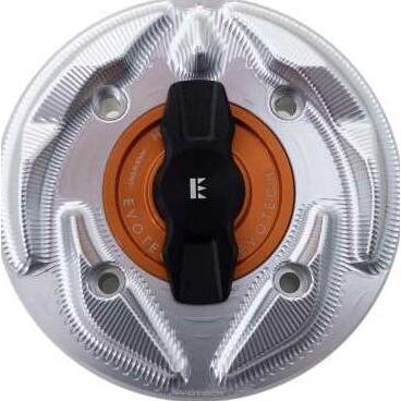 EVOTECH エボテック Rapid Fuel Cap， Orange ガソリンタンクキャップボルト タンク関連 外装の画像