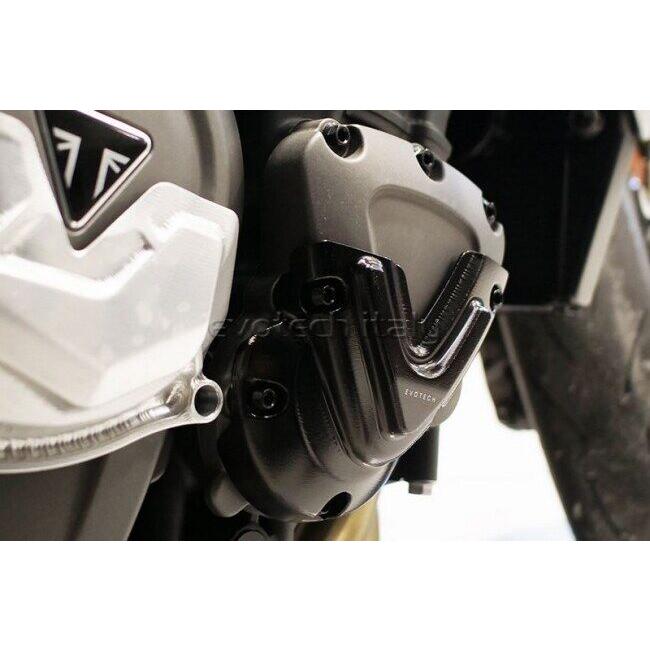 EVOTECH エボテック Crankcase Cover Protection， Black クランク