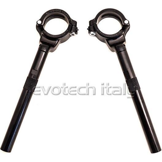 EVOTECH エボテック Moto E Clip-On Bars Kit For Forks Φ 51 Mm， Offset 0 セパレートハンドル ハンドルの画像