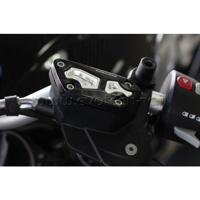 EVOTECH エボテック Clutch Fluid Tank Cap， Red マスターシリンダータンクキャップ・リザーバーカバー ブレーキの画像