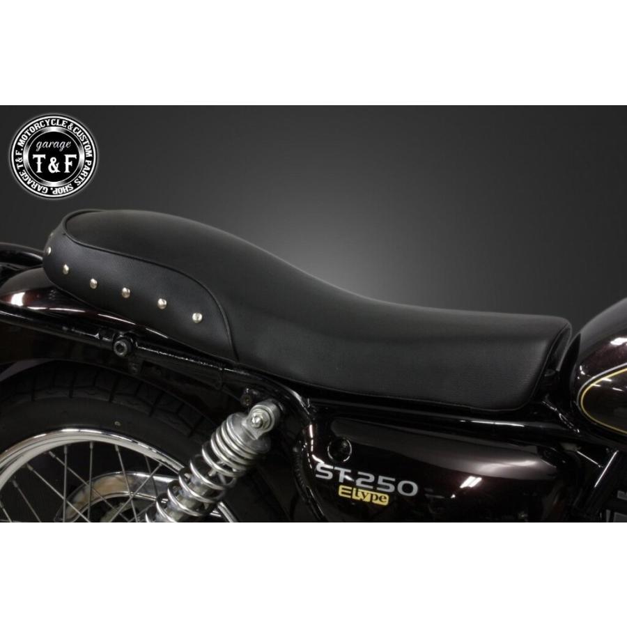 ST250 フェンダー ハンドル シートセット Garage T＆F ガレージ スタッド付きフラットシート タイプ：スムース