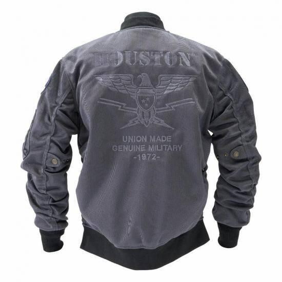 ● 美品 ヒューストン HOUSTON メッシュジャケット MA-1 Mサイズ HOUSTON（ヒューストン） MA-1 MESH M／C JAC サイズ：L メッシュ
