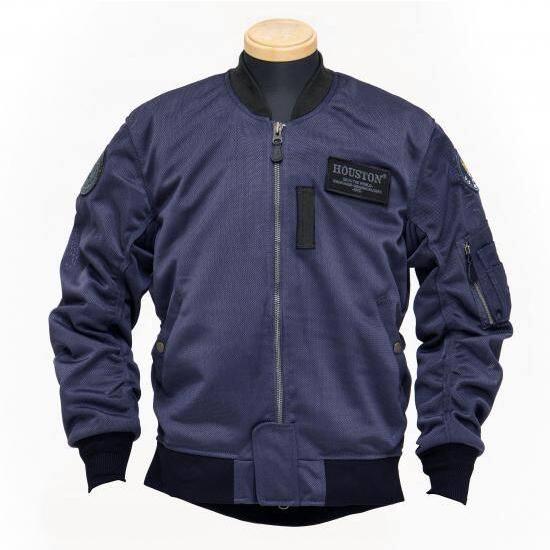 HOUSTON　MA-1 メッシュライディングジャケット HOUSTON（ヒューストン） MA-1 MESH M／C JAC サイズ：L メッシュ
