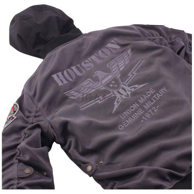 HOUSTON（ヒューストン） MA-1 BLACK KNIGHTS MESH M／C JAC サイズ