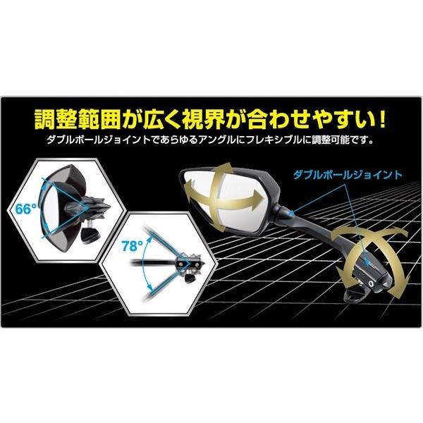 NAPOLEON TANAX タナックス ナポレオン カウリングミラー16 タイプ：右