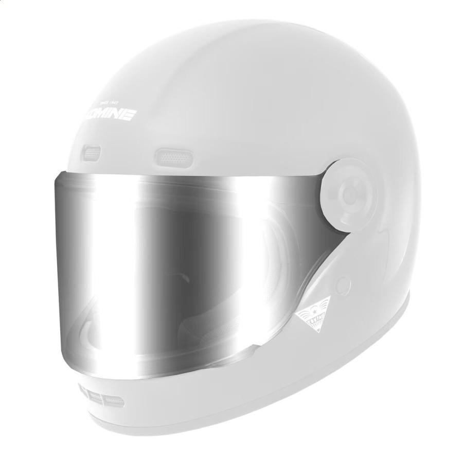 コミネ（Komine） HK-190用 交換用シールド カラー：Silver Mirror