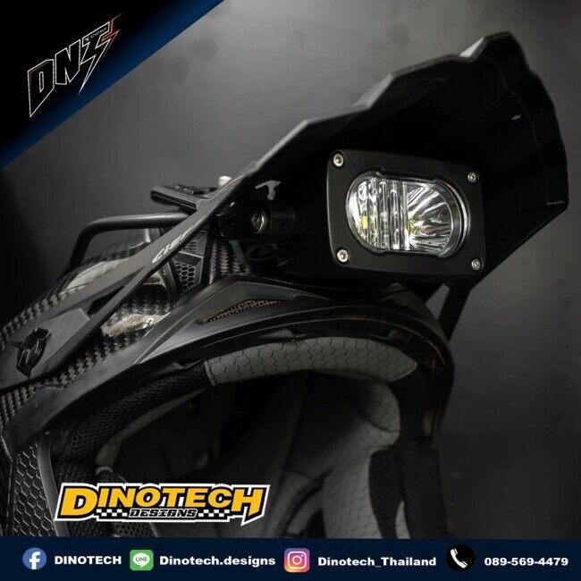 DINOTECH ダイノテック Helmet light set (Acerbis X-TRACK helmet model) その他ヘルメット関連用品 ヘルメット | ブランド登録なし | 02