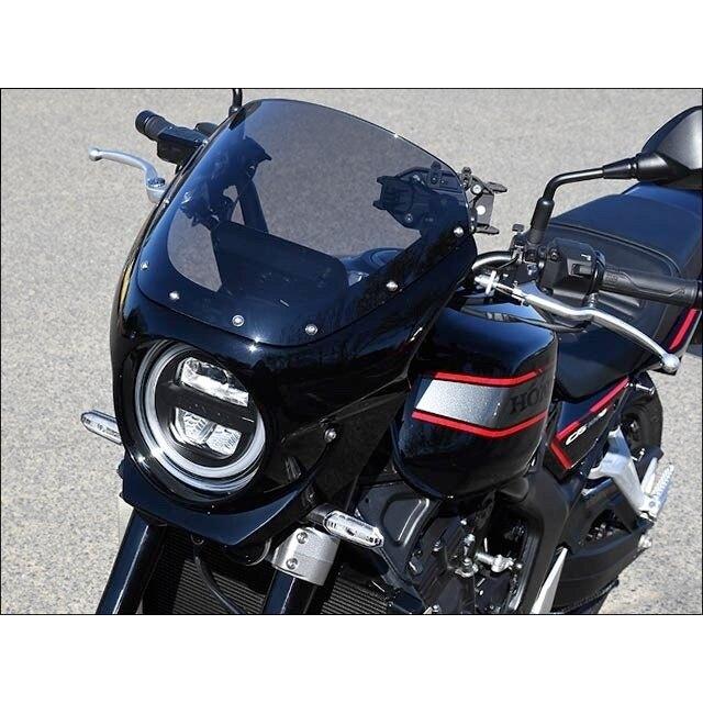 CHIC DESIGN シックデザイン ロードコメット2 塗装カラー：【3色塗装】ウルフシルバーメタリック(ブルーストライプ) / スクリーンカラー：クリア CB1000F 外装 | CHIC DESIGN | 07