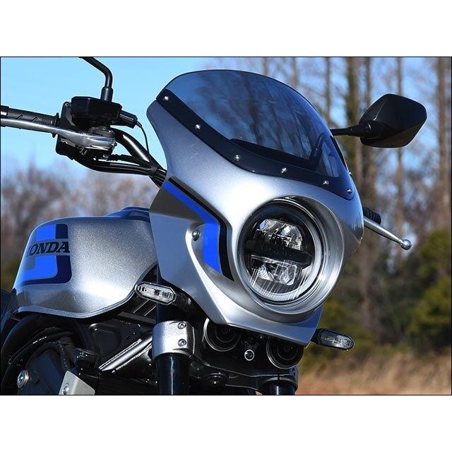 CHIC DESIGN シックデザイン ロードコメット2 塗装カラー：【3色塗装】ウルフシルバーメタリック(グレーストライプ) / スクリーンカラー：クリア CB1000F 外装 | CHIC DESIGN | 01