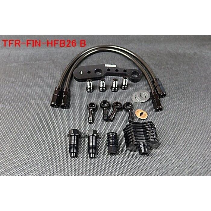 BORE ACE ボアエース ツインオイルライン カラー：オールブラック SR 400 500 YAMAHA ヤマハ オイルクーラー 冷却関連 エンジン | BOREーACE