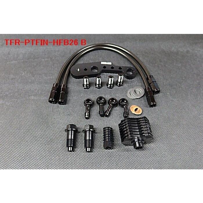 BORE ACE ボアエース ツインオイルライン カラー：オールブラック SR 400 500 YAMAHA ヤマハ オイルクーラー 冷却関連 エンジン | BOREーACE