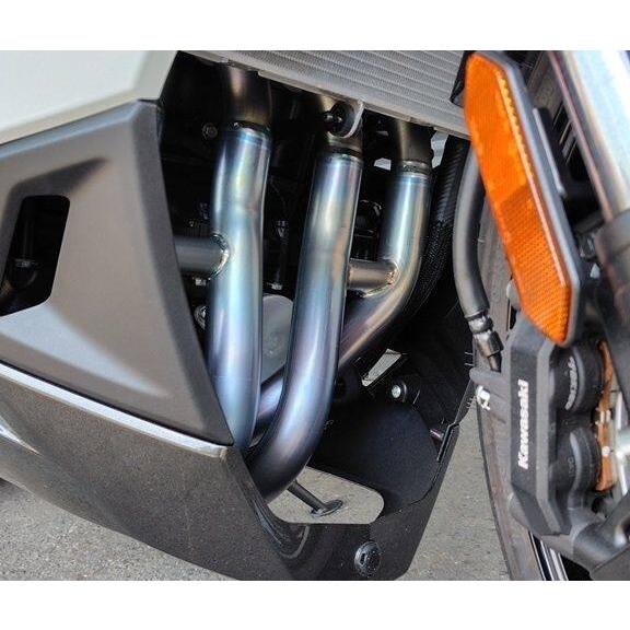 BEET ビート NASSERT Evolution GT パニア仕様 政府認証適合 フルエキゾーストマフラー カラー：クリアチタンサイレンサー Ninja1100SX KAWASAKI カワサキの画像