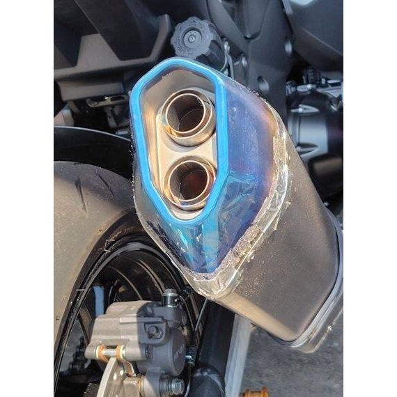 BEET ビート NASSERT Evolution GT アップ仕様 政府認証適合 フルエキゾーストマフラー カラー：クリアチタンサイレンサー Ninja1100SX KAWASAKI カワサキの画像