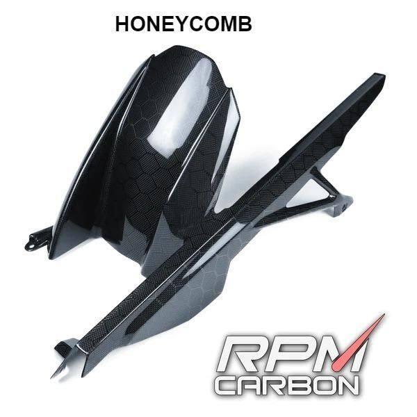 RPM CARBON アールピーエムカーボン Honda CBR600RR Carbon Fiber Rear Fender Hugger Mudguard (Read Description) Weave：12k Plain / Finish：Matt 外装_13