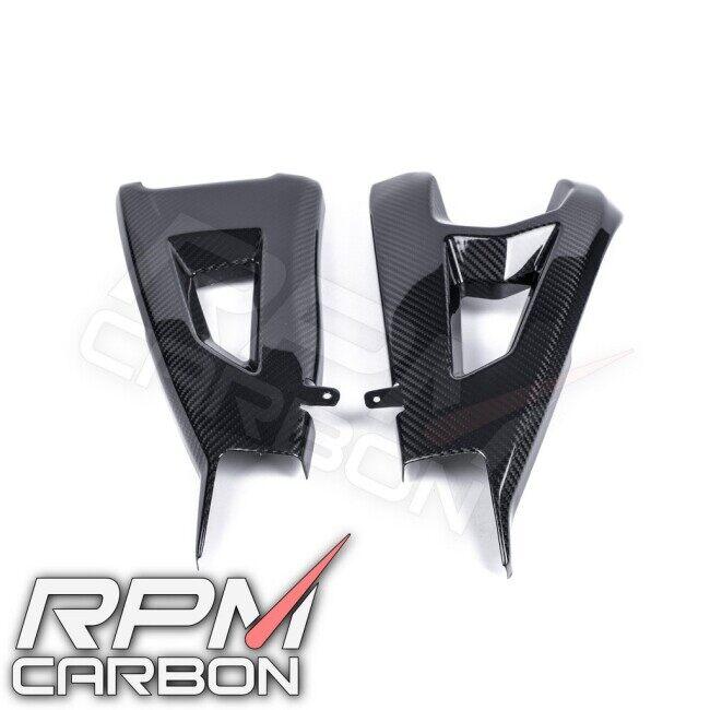 RPM CARBON アールピーエムカーボン Kawasaki ZX-10R 2016+ Carbon Fiber Swingarm Covers Protectors in Weave：Twill / Finish：Glossy Z H2 ZX-10RR 外装 | ブランド登録なし | 05