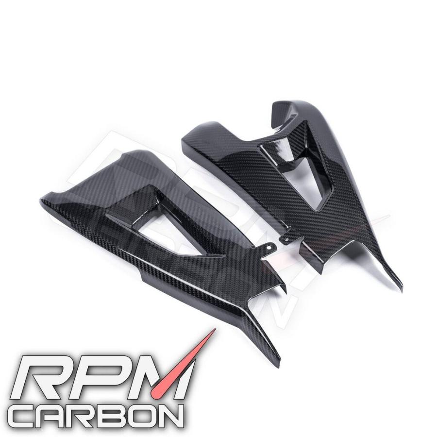 RPM CARBON アールピーエムカーボン Kawasaki ZX-10R 2016+ Carbon Fiber Swingarm Covers Protectors in Weave：Forged / Finish：Glossy Z H2 ZX-10RR 外装 | ブランド登録なし