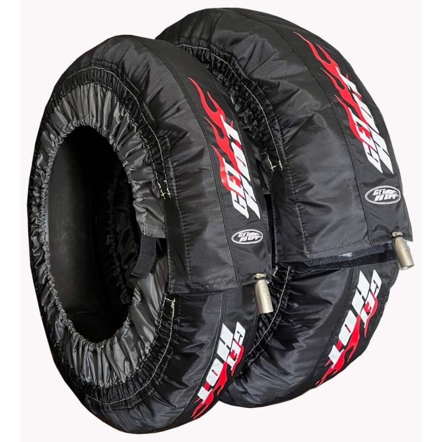 GET HOT ゲットホット タイヤウォーマー GP-EVOLUTION JSB200サイズ【EVO-200】 温度計：あり / NEON：TYPE-2 カラー：ブラック(BLK) その他タイヤ関連用品 | GET HOT