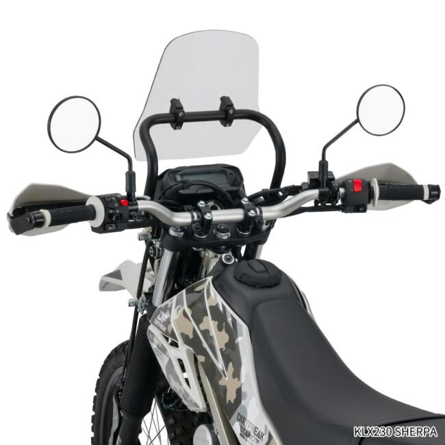 ZETA RACING ジータ レーシング アドベンチャー ウインドシールド STDスクリーン KLX230 シェルパ S KLX230DF KAWASAKI カワサキ スクリーン 外装 | ZETA | 02